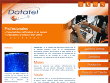 Tablet Screenshot of datatel.bo